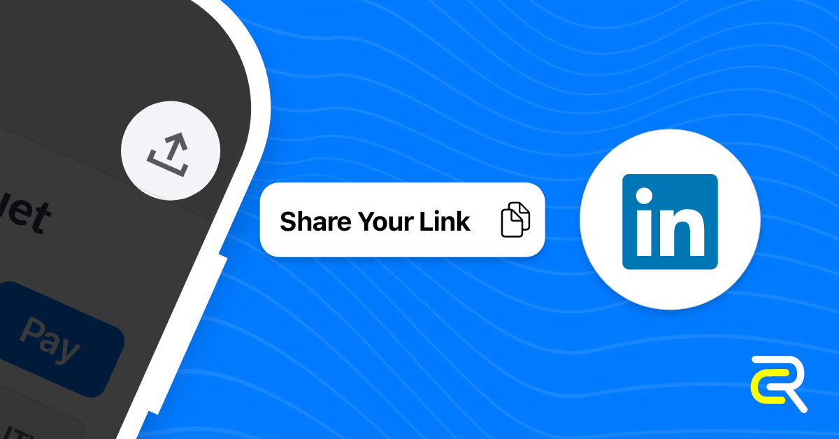 Share link-in-bio on LinkedIn