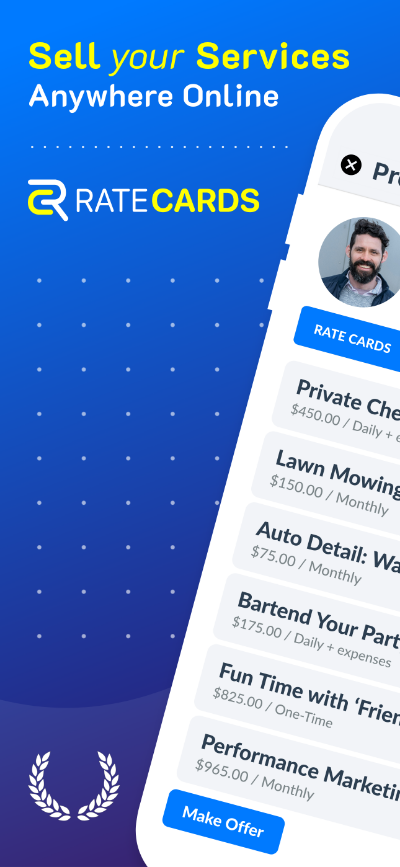 Sell your services anywhere online with a portable storefront