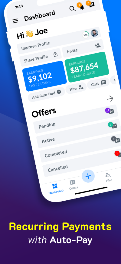 Recurring payments with auto-pay