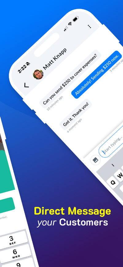 Direct message your customers