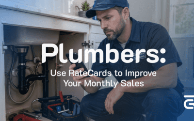 Plumbers: Use RateCards to Improve Your Monthly Sales